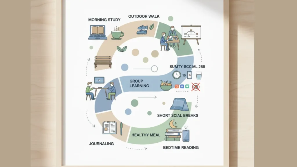 Digital-discipline Daily Routine for Balanced Usage