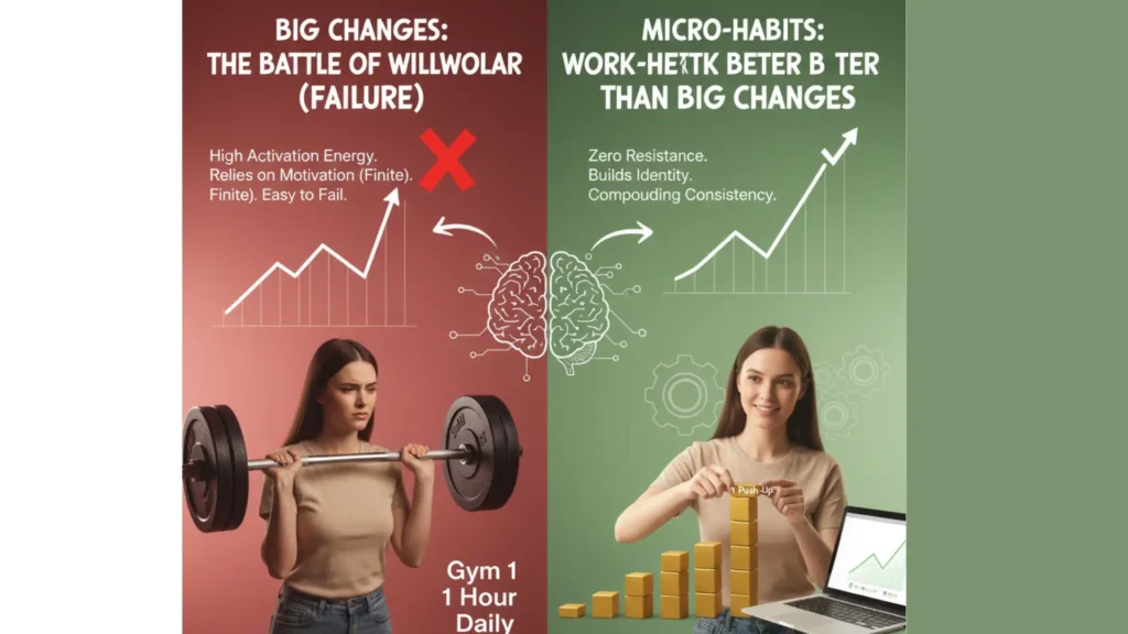 Why Micro-Habits Work Better Than Big Changes.